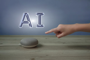 Talk to AI speaker. Instruct AI speaker....