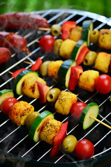 Grilled shish kebab