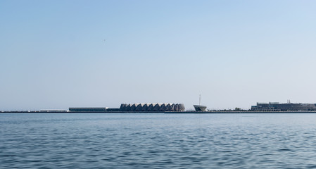 Obraz premium Baku, Azerbaijan - April 13, 2019: Baku Crystal Hall, indoor arena built to host the Eurovision Song Contest 2012