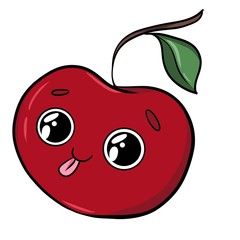 illustration of cherry