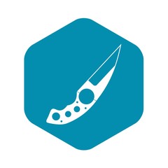 Small knife icon. Simple illustration of small knife vector icon for web