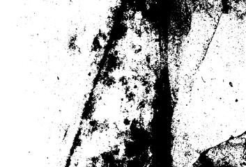 Vector blank grained and scratched film strip texture background. Old film effect