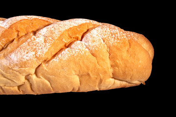 italian rye flour bread with clipping path images