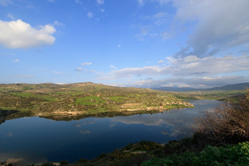 View of Evretou Dam, Paphos, Cyprus