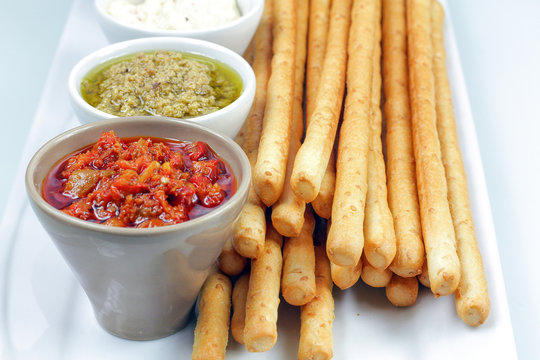 tapenade et gressin