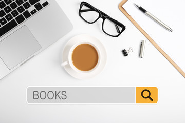 Search Books Concept For Business