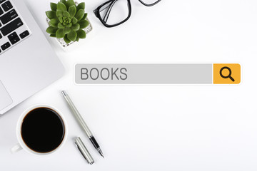 Search Books Concept For Business