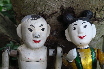 Marionnettes en bois anciennes
