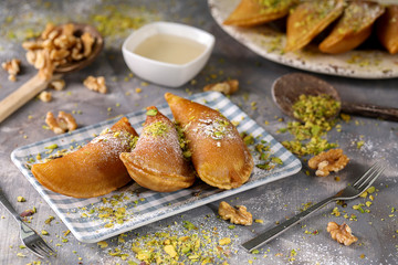Qatayef, Arabic sweets for Ramadan