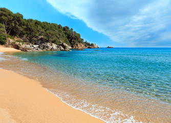 Mediterranean sea rocky coast, Spain.
