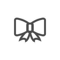 Bow graphic design template vector isolated