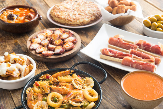 typical tapas in spain