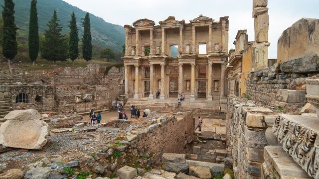 Amphitheatre of Ephesus in Selcuk, Izmir province Turkey.