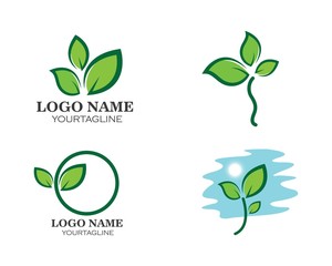 green leaf ecology nature element vector icon of go green