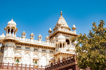 Obraz premium The Jaswant Thada mausoleum in Johdpur in India