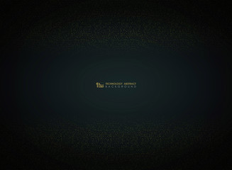 Abstract luxury gold glitter futuristic tech layout background. illustration vector eps10