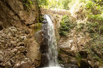 Naklejka na ściany i meble waterfall in forest Thailand
