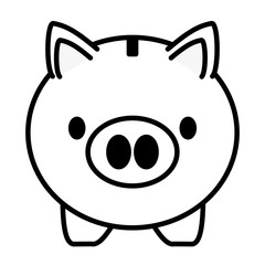 Obraz premium piggy bank saving