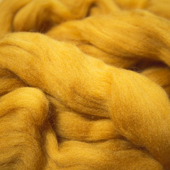 Texture of merino wool for felting close up. Handcraft material. Handmade design theme concept