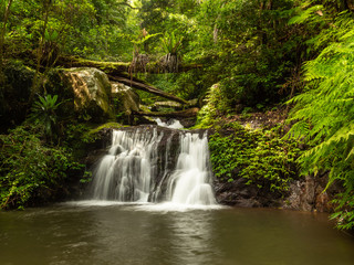 Fototapeta na wymiar Rain Forest Waterfall