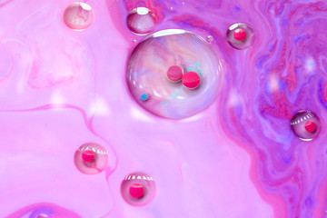 Abstract background ink and oil