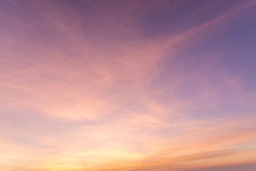 Beautiful colorful sunset sky background