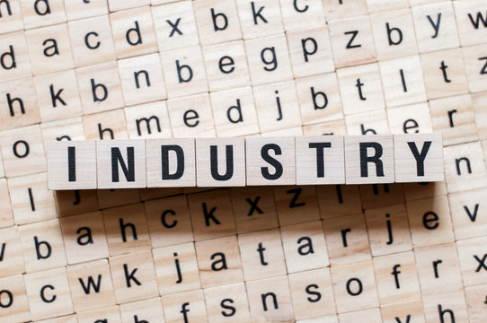 Industry word concept