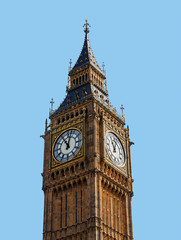 Fototapeta na wymiar Big Ben (Elizabeth Tower) in London