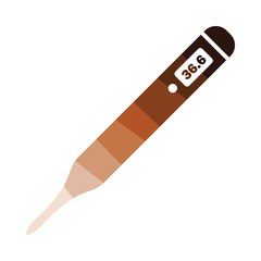 Medical thermometer icon