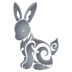 Rabbit icon. Vector illustration