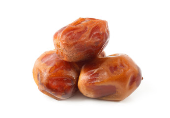 Dates isolated on white background