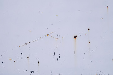 old white metal with rust texture background