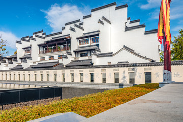 Architectural scenery of Nanjing Confucius Temple 
