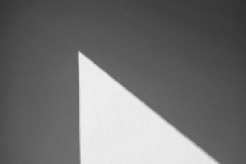 shadow on white wall background minimalism style