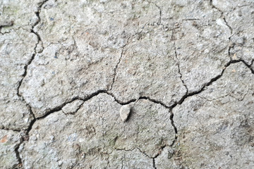 Dry cracked earth background, clay desert texture