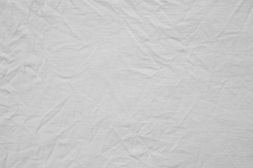 crumpled white fabric cloth texture