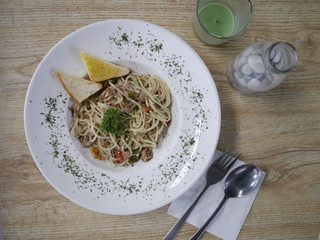 Spagetti with tuna