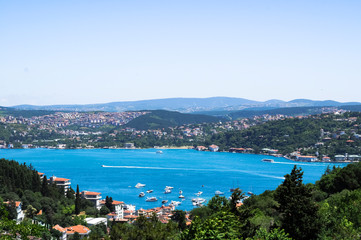View from above istanbul, Bebek