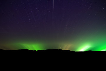 Night star colorful beauty at night background