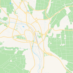 Villingen-Schwenningen, Germany printable map