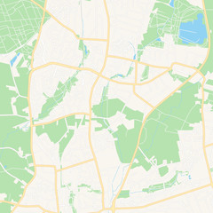 Norderstedt, Germany printable map