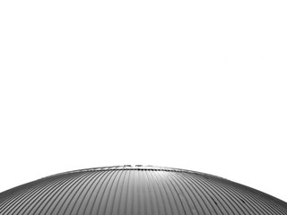 metal sheet roof of dome style