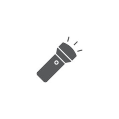 flashlight vector icon illustration design isolated on white