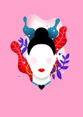 Woman head