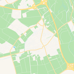 Kerpen, Germany printable map
