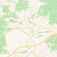 Sindelfingen, Germany printable map