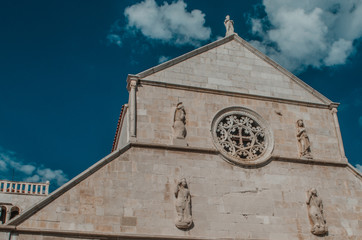 Fototapeta na wymiar Church of the holy Mary in Pag