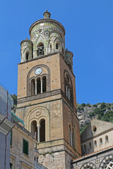 Fototapeta na wymiar Amalfi Church Tower