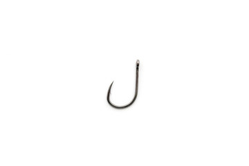 Single fish hook isolated on white