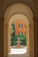 Fototapeta na wymiar Fountain in Rome